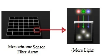 Monochrome sensor