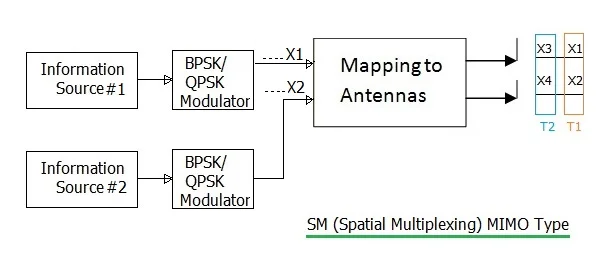 SM-Spatial Multiplexing MIMO type
