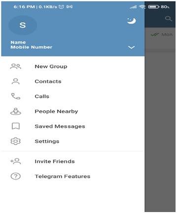 Telegram for mobile