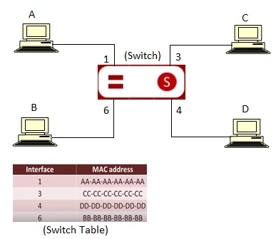 switch connectivity in network